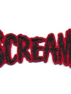 Kreepsville666 KREEPSVILLE 666 Scream Text Red Patch