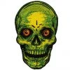 Kreepsville666 KREEPSVILLE 666 Staring Skull Yellow Patch