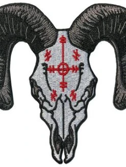 Kreepsville666 KREEPSVILLE 666 Voodoo Goat Skull Patch
