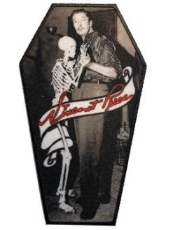 Kreepsville666 Vincent Price Skeleton Dance Coffin Patch KREEPSVILLE 666