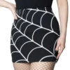 Kreepsville666 Spiderweb Mini Skirt White KREEPSVILLE 666