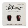 Lilliput Little Things Spooky Coffin Earrings