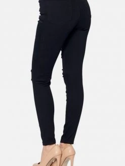Black Tower Apparel High-Rise Destroyed Jeans
