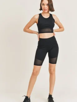 Black Tower Apparel Mesh Panel Active Set 12 Black Tower Apparel Mesh Panel Active Set