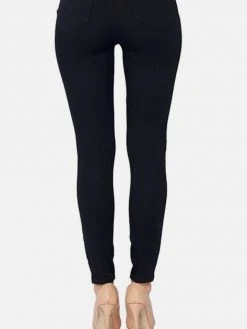 Black Tower Apparel High-Rise Destroyed Jeans