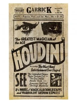 Retro-a-go-go! Houdini Poster