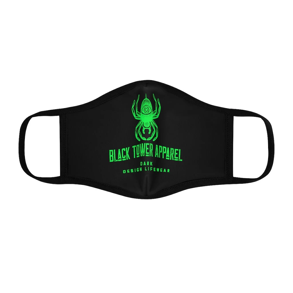 Black Tower Apparel Fitted Polyester Face Mask 1 Black Tower Apparel Fitted Polyester Face Mask