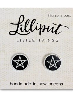 Lilliput Little Things Witchy Pentagram Earrings