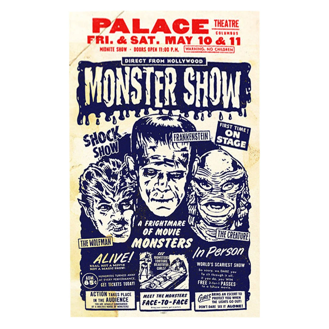 Retro-a-go-go! Hollywood Monster Show Poster 1 Retro-a-go-go! Hollywood Monster Show Poster