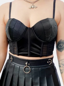 Forest Ink Black Widow Corset Top 5 Forest Ink Black Widow Corset Top