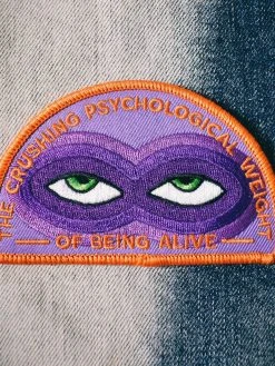 RETROGRADE SUPPLY CO Crushing Psychological Weight Embroidered Patch