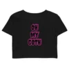 Black Tower Apparel OH MY GOTH Organic Crop Top