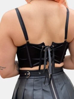 Forest Ink Black Widow Corset Top